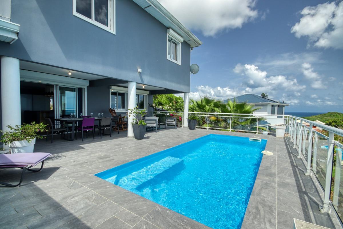Location villa diamant Martinique-piscine